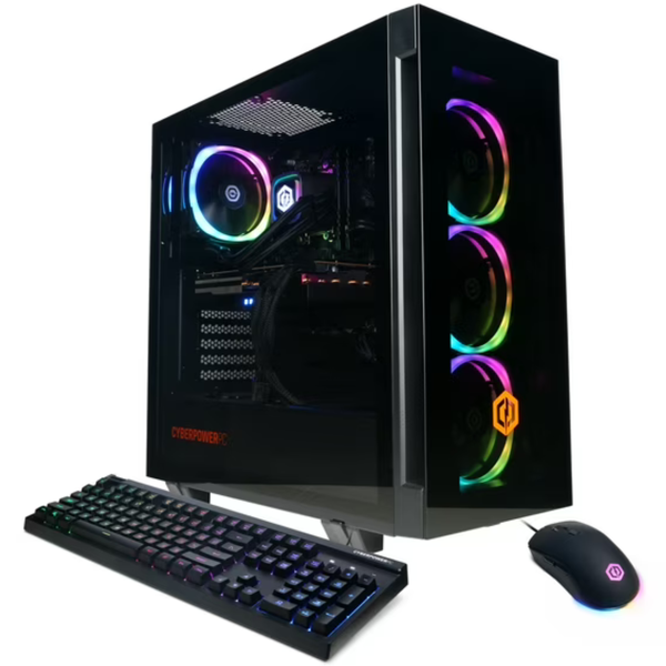 CyberPowerPC Gamer Supreme Gaming Desktop (Ryzen 7 8700F / 32GB RAM / 2TB SSD / 16GB Video)