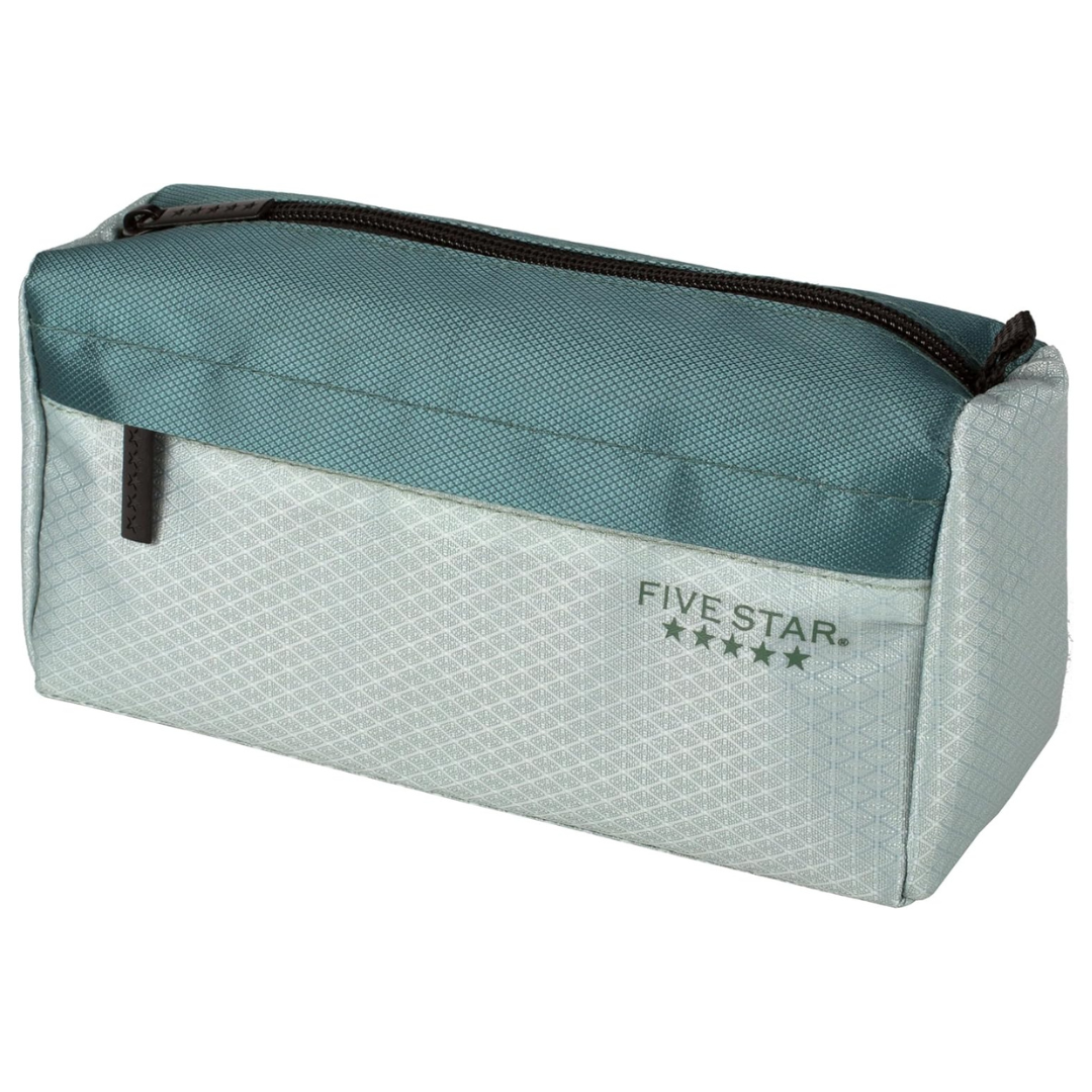 Five Star 9-Pocket Zipper Pouch Storage Organizer (Green/Juniper)