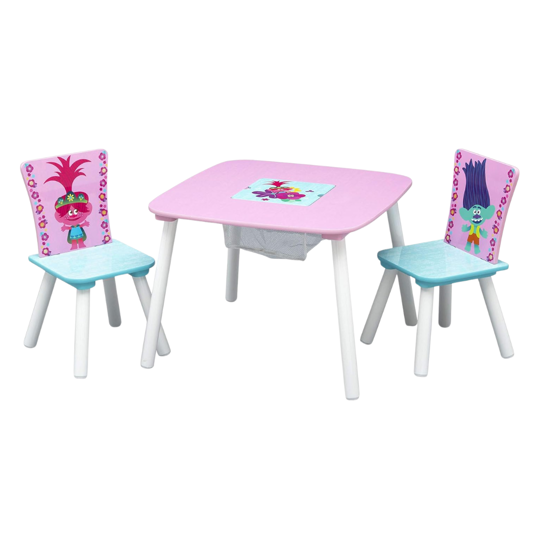 3-Piece Delta Children Kids Table And Chair Set With Storage
