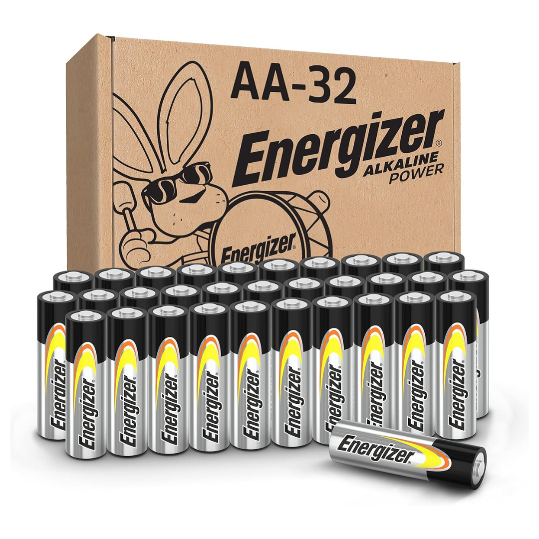 32-Count Energizer AA Alkaline Batteries