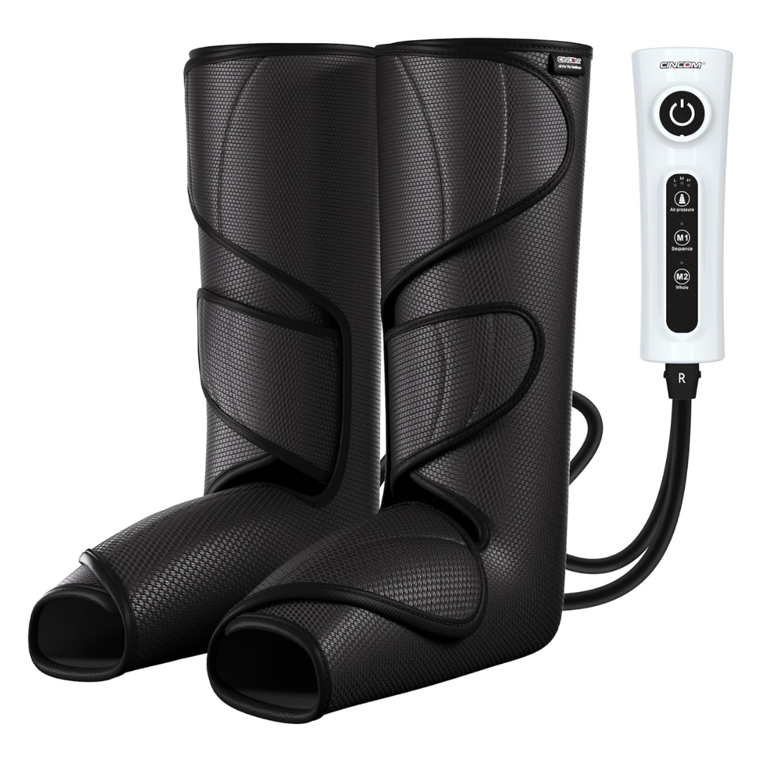 Leg Massager For Circulation And Pain Relief With 2 Extensions