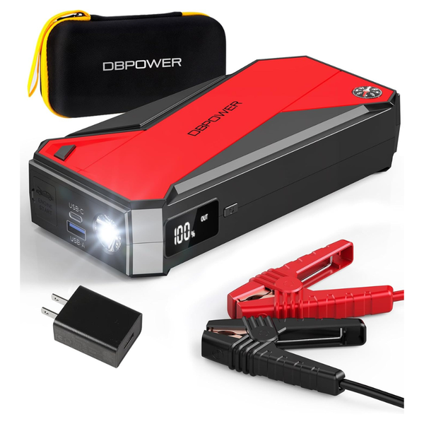DBPower Peak 3000A 18000mAh 12V Portable Car Jump Starter