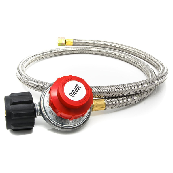 Gas One 2113 0-20PSI 4 Ft Propane Regulator With Hose