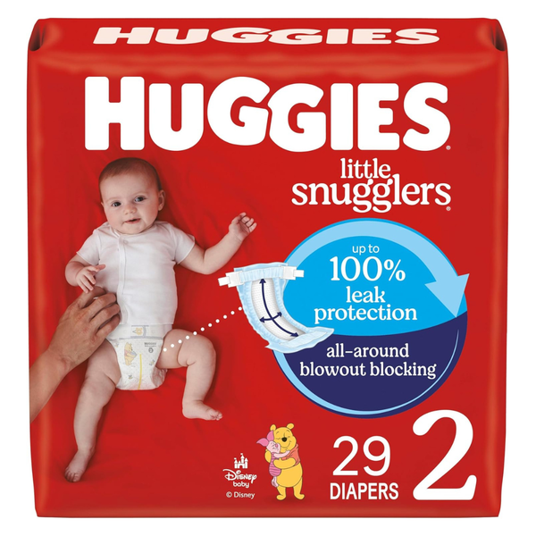 29-Count Huggies Little Snugglers Size 2 Diapers