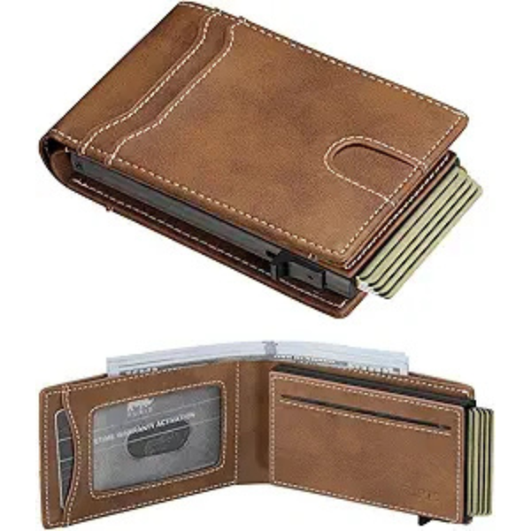 Men's Smart RFID Minimalist Front Pocket Pop Up Wallet (various)