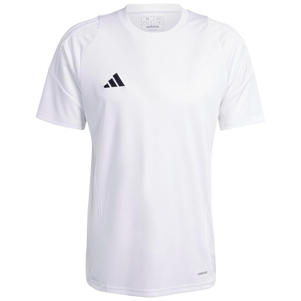 adidas Men's Tiro 24 Jersey (Large/Tall, White/White)