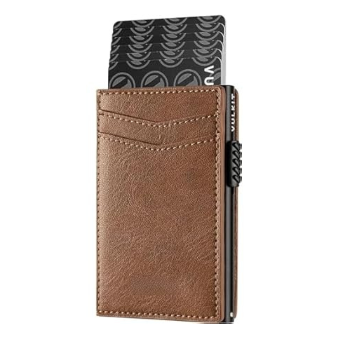 RFID Fancial Men's Ultra-Thin Pop-Up Wallet