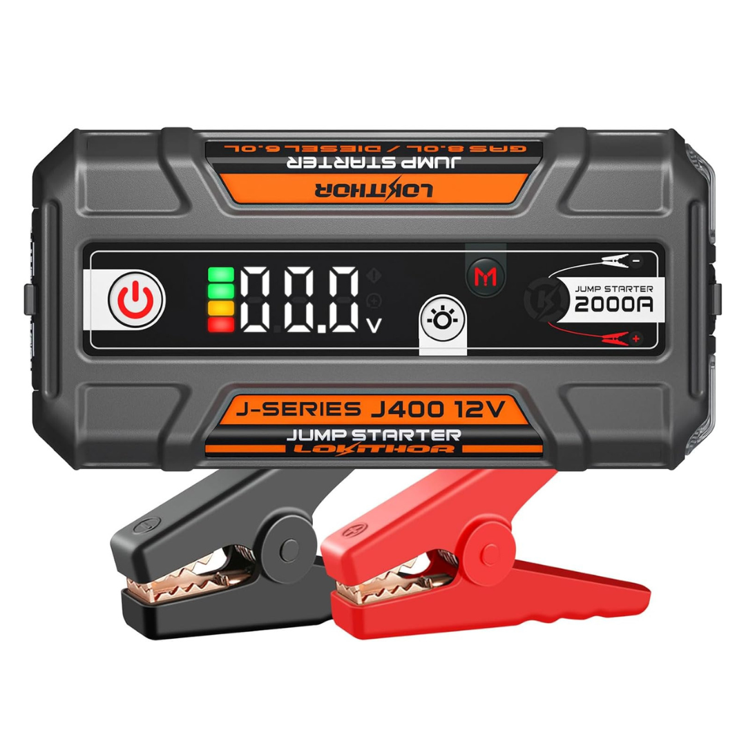 Lokithor J400 2000A 12V Portable Lithium Jump Starter