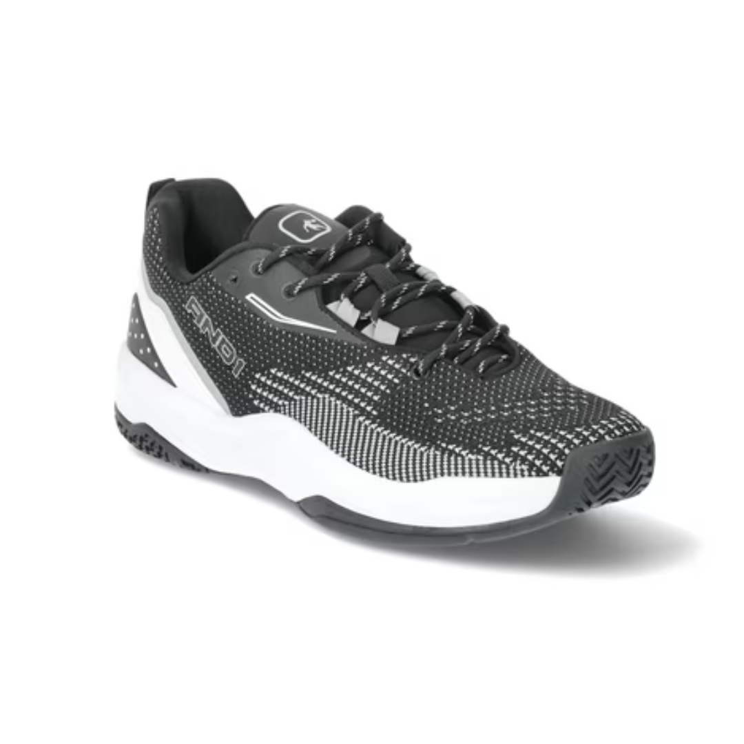 AND1 Men's Tangent Low-Top Basketball Sneakers (Black/ White)