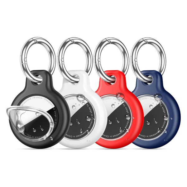4-Pack IPX8 Waterproof Airtag Holder With Keychain