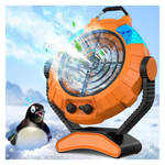 AI Portable Air Conditioners Fan With 120º Rotating Function