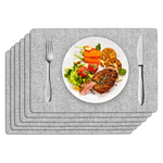 Set Of 6 Faux Leather Heat Resistant Anti-Slip Place Mats
