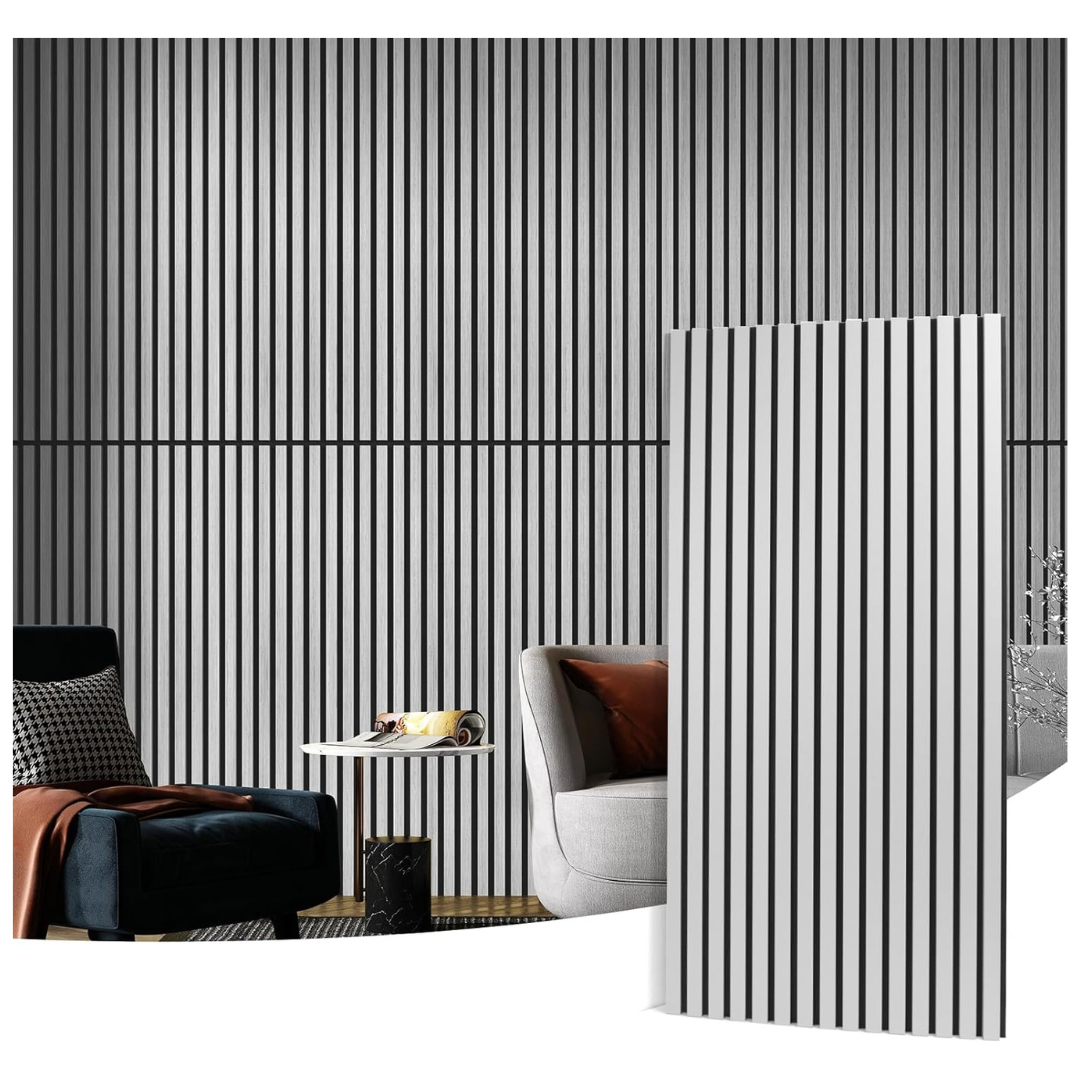 4-Pack Art3d Wood Slat Acoustic Panels