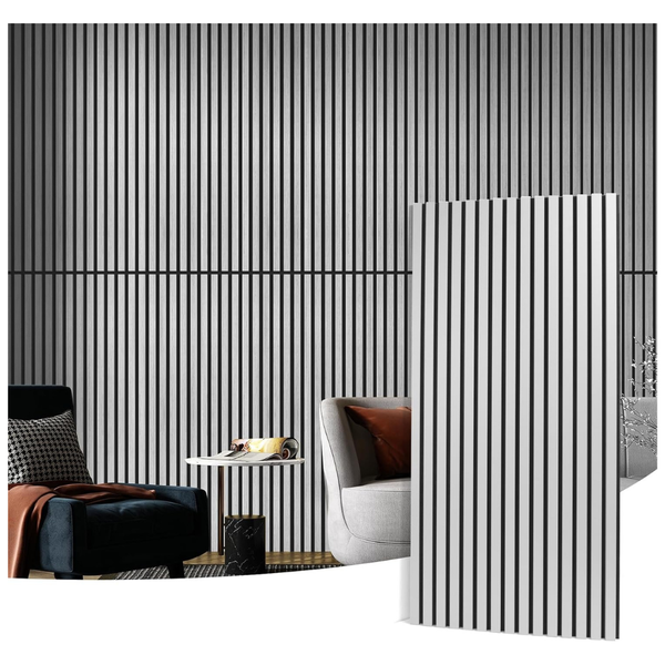 4-Pack Art3d Wood Slat Acoustic Panels
