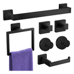 7-Piece Bathroom Hardware Accessories Set (Stainless Steel)