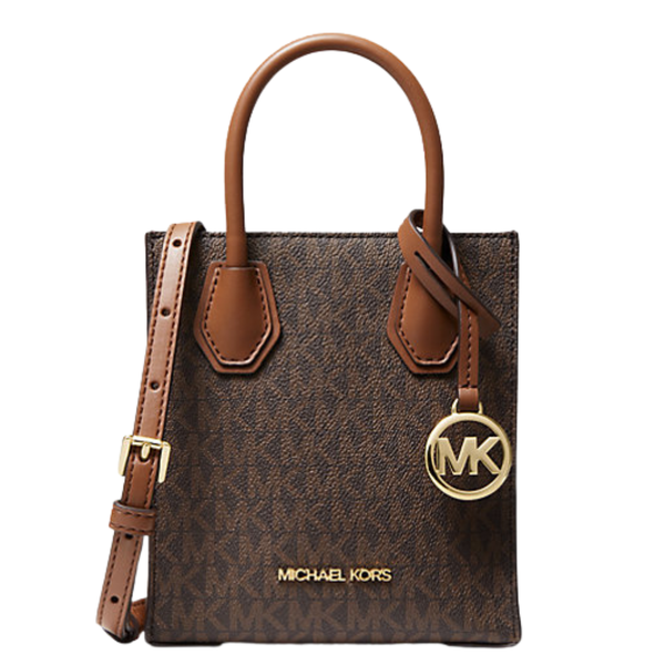 Michael Kors Outlet Mercer Logo Crossbody Bag