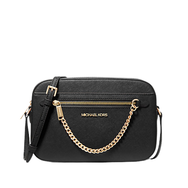 Jet Set Large Saffiano Leather Crossbody Bag