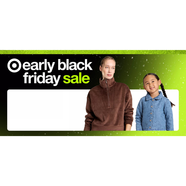 Up To 50% Off Early Black Friday Sale At Target