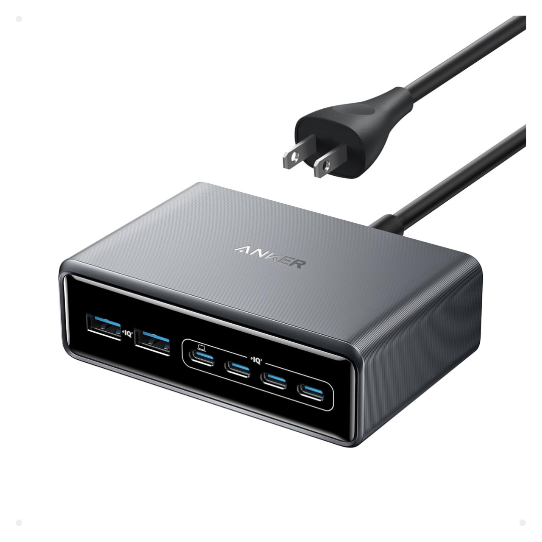 Anker Prime Charger 200W 6-Port GaN Charging Station