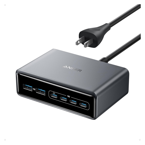 Anker Prime Charger 200W 6-Port GaN Charging Station