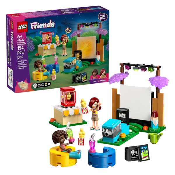 LEGO Friends Friendship Movie Night Pretend Play Building Toy