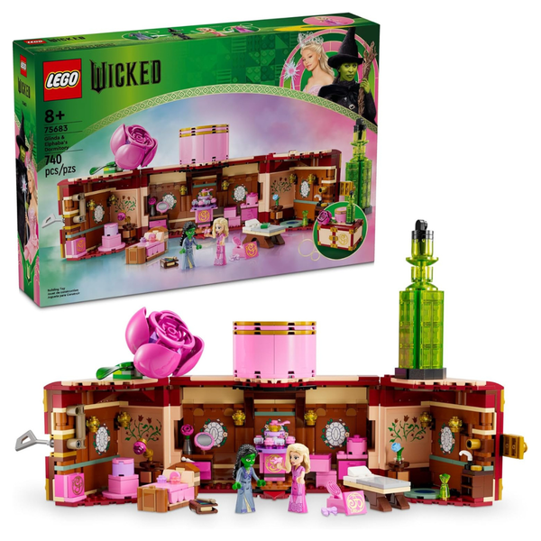 Lego Wicked Glinda & Elphaba's Dormitory Building Toy (75683)