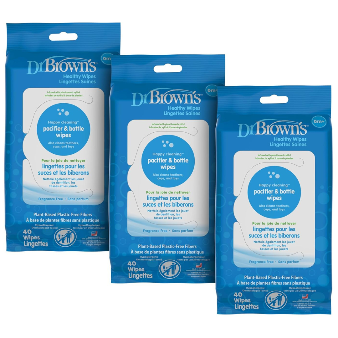 120-Count Dr. Brown's Bottle And Pacifier Healthy Wipes