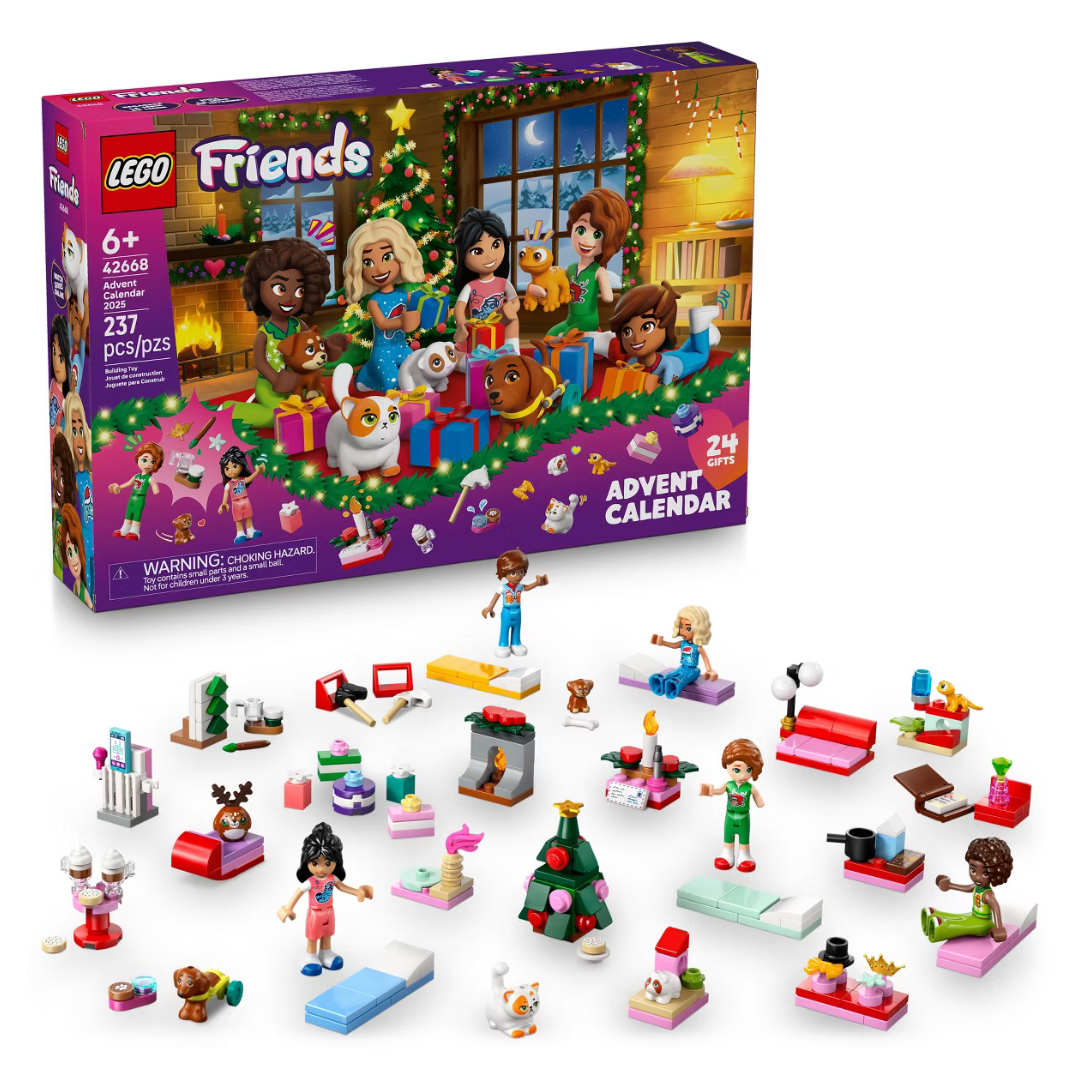 237-Piece LEGO Friends Advent Calendar 2025 Building Toy (42668)