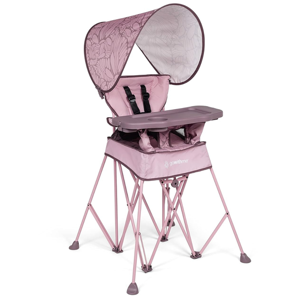Baby Delight Go With Me Uplift Deluxe Portable High Chair W/ Sun Canopy