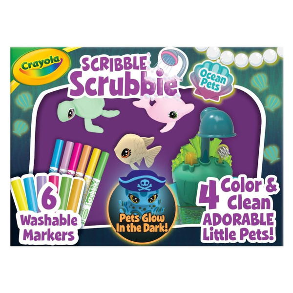 Crayola Scribble Scrubbie Glow Lagoon Pets