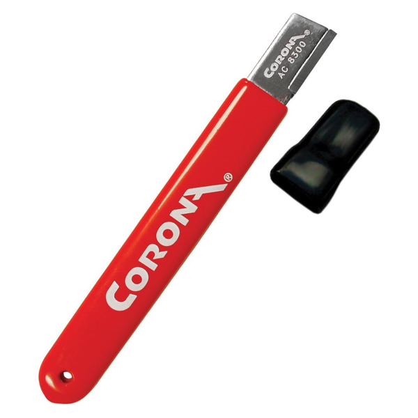 5" Corona Garden Tool Blade Sharpener Carbide File (Red)