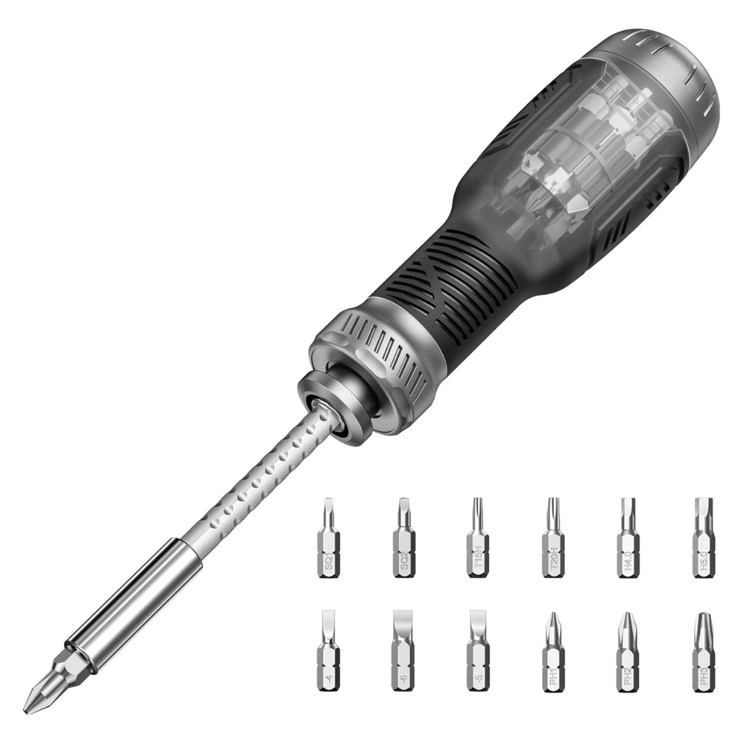 Wesdut 13-In-1 Multi Bit Screwdriver & Nut Driver Set