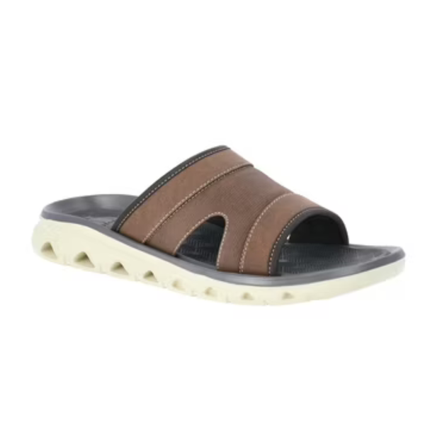 George Men's Dade Comfort Slide Sandals (Brown or Black)