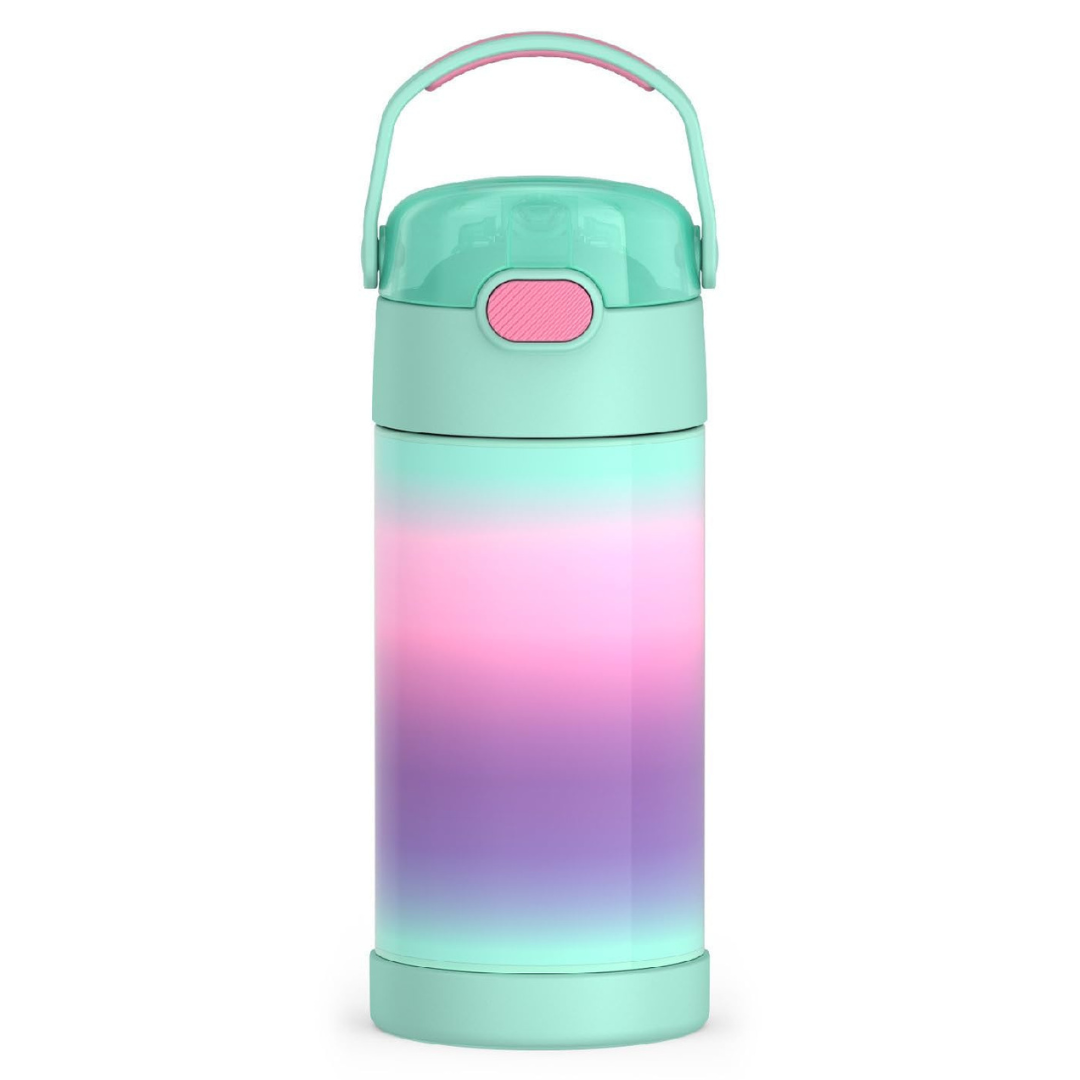 12-Oz Thermos Funtainer Kids Stainless Steel Insulated Water Bottle w/ Straw