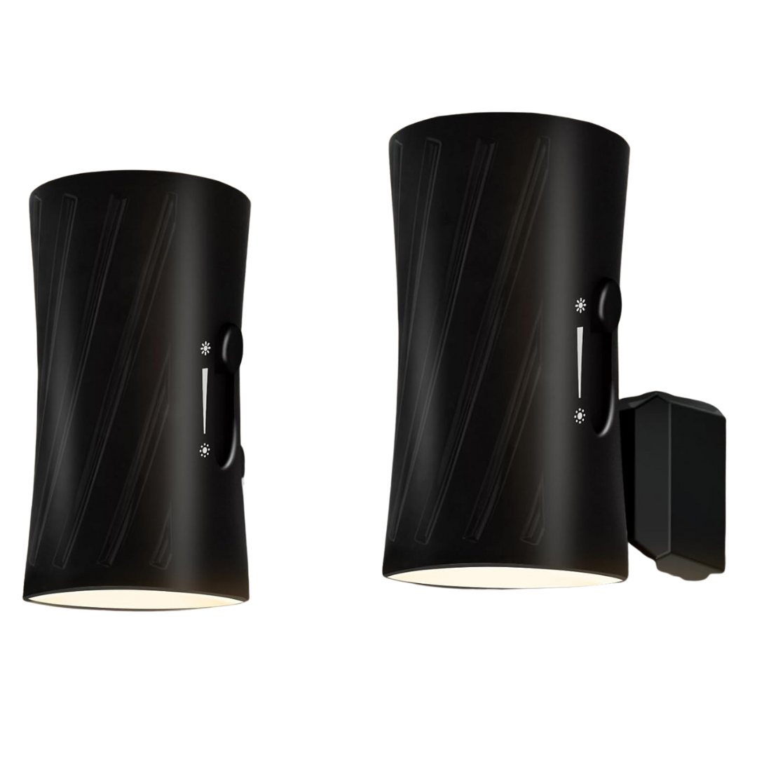 2-Pack LED Night Lights with Dusk to Dawn Sensor & Adjustable Brightness