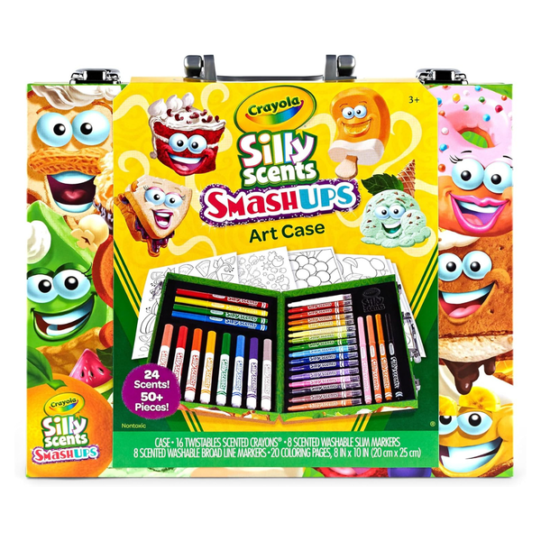 Crayola Silly Scents Mini Scented Crayons & Markers Art Kit