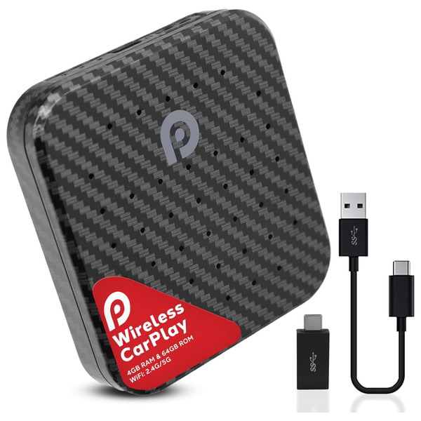 PyleUsa Wireless CarPlay Auto Multimedia Box 4GB+64GB