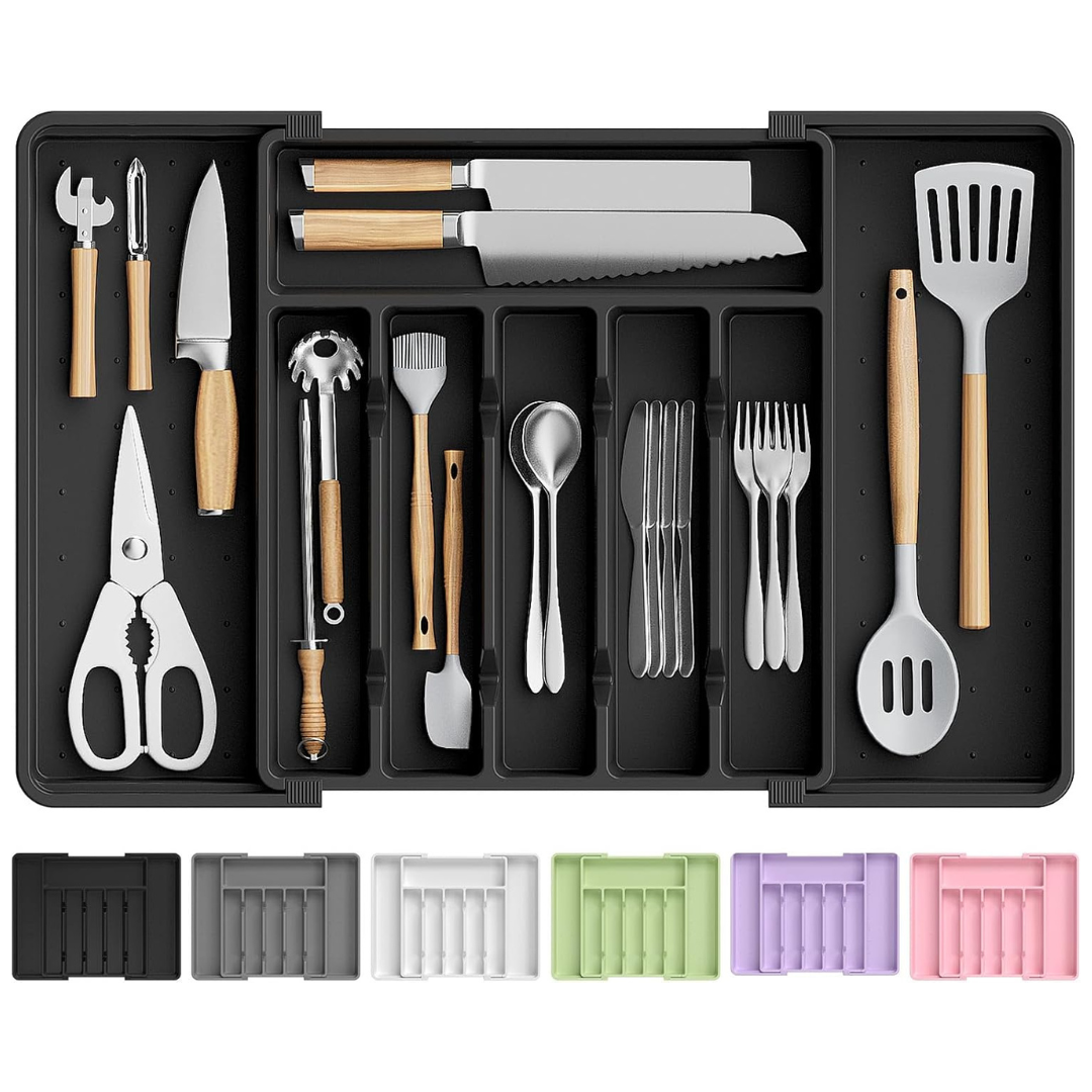 BPA Free Expandable Utensil Drawer Organizer