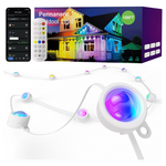150ft Smart Permanent Outdoor RGB String Lights W/ 75 Scene Modes