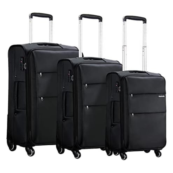 3-Piece 20/24/28" Expandable Large Lightweight Luggage Set