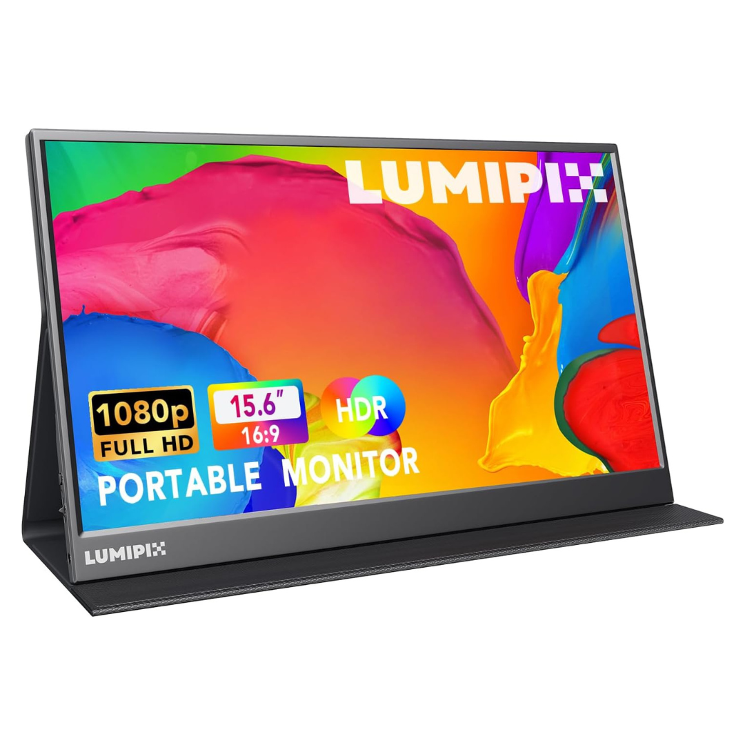LUMIPIX Magic-001 15.6" Portable FHD HDR IPS Gaming Monitor
