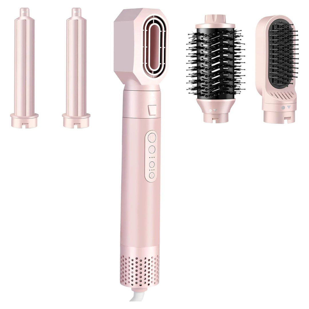 High-Speed 5 In 1 Hair Styler With Auto Curling Iron
