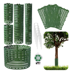 10-Piece Tree Trunk Protector With Twist Ties