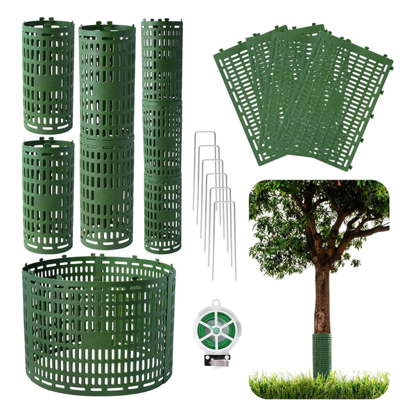 10-Piece Tree Trunk Protector With Twist Ties