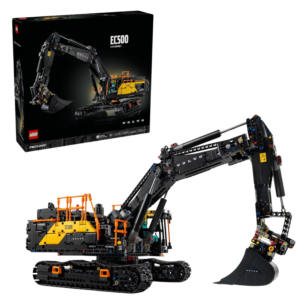 2,359-Pieces LEGO Technic Volvo EC500 Hybrid Excavator Building Set (42215)