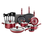 20-Piece T-fal Essence Non-Stick Pots and Pans Cookware Set (2 Colors)