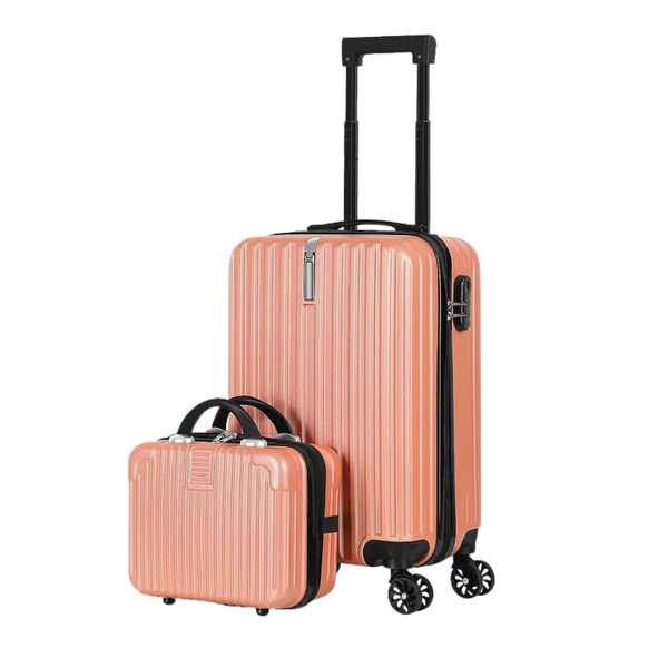 2-Piece Hikolayae Value Pack Hardside Spinner Luggage Set (4 Colors)