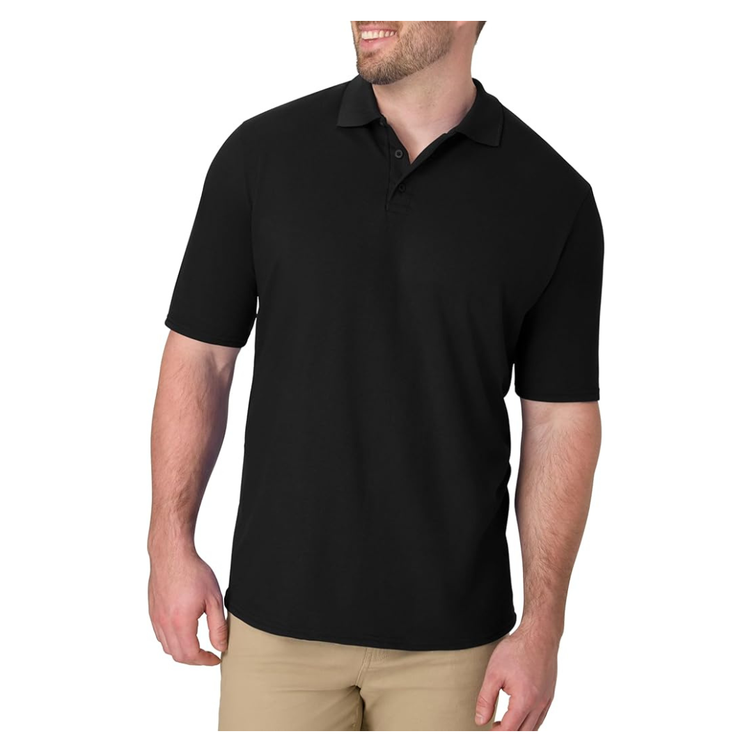 Hanes Men's X-Temp Short Sleeve Polo Shirt