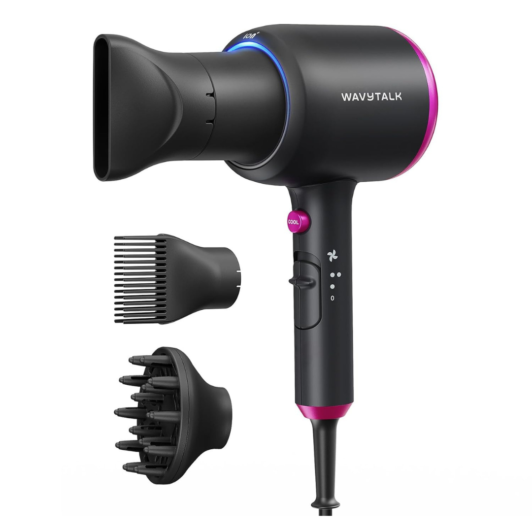 Wavytalk 1875W Ionic Hair Blow Dryer With Diffuser (Various)