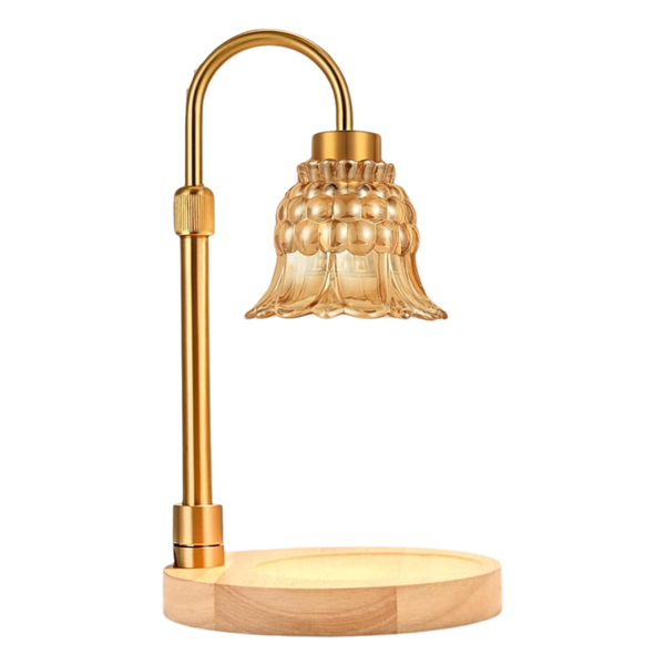 Tudepz Electric Candle Warmer Lamp With Timer & 3 Bulbs